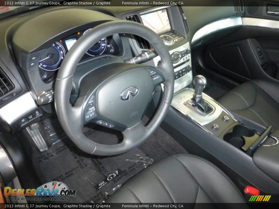2013 Infiniti G 37 Journey Coupe Graphite Shadow / Graphite Photo #16