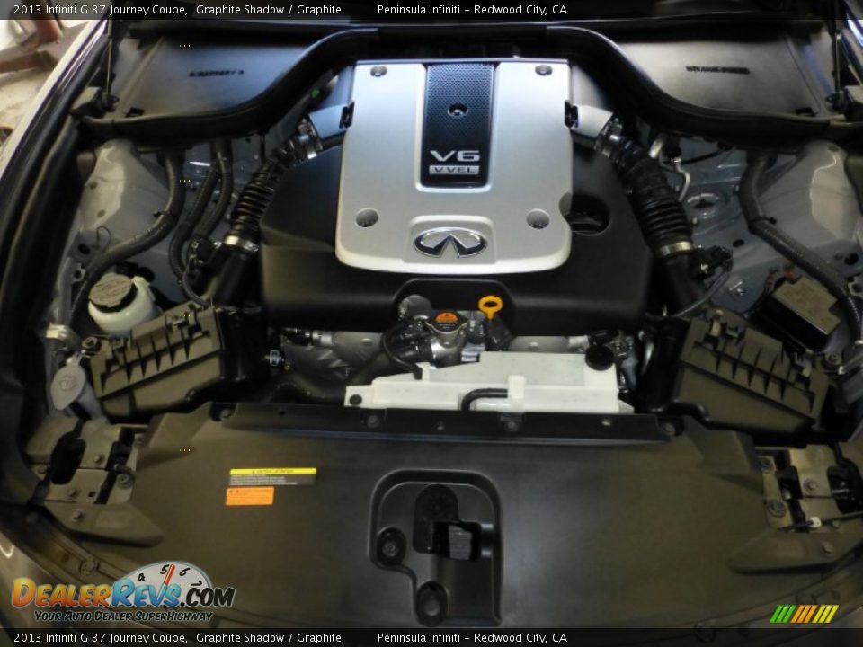 2013 Infiniti G 37 Journey Coupe Graphite Shadow / Graphite Photo #20