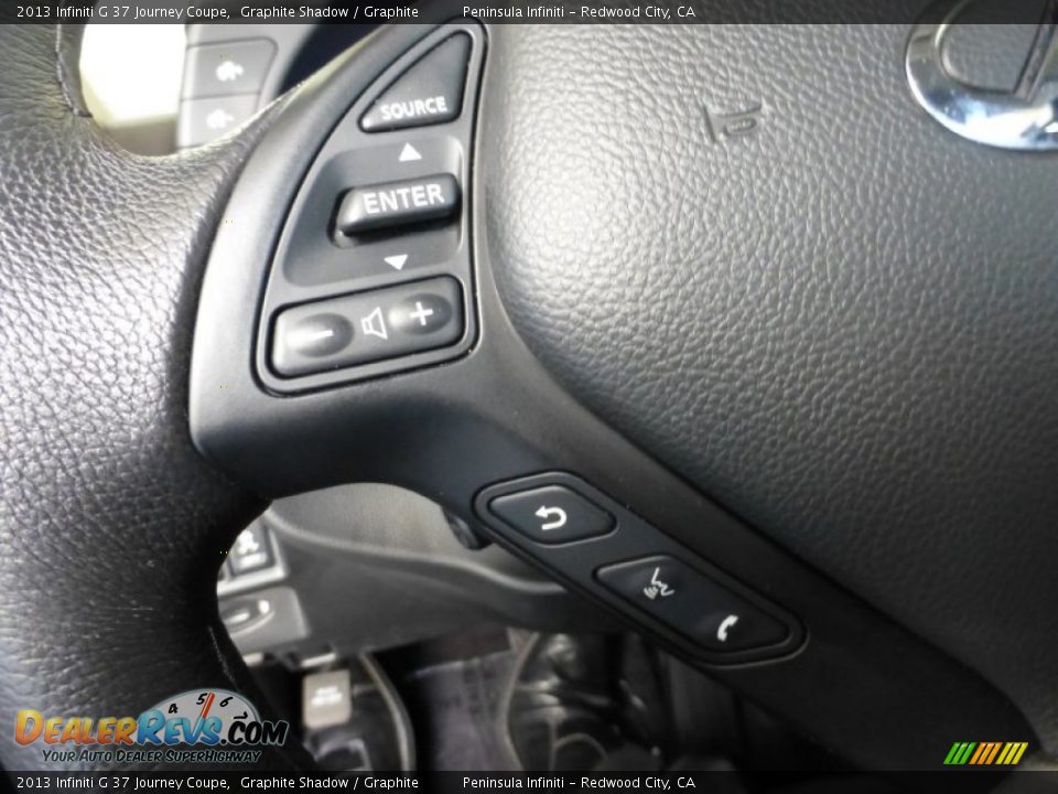 2013 Infiniti G 37 Journey Coupe Graphite Shadow / Graphite Photo #23