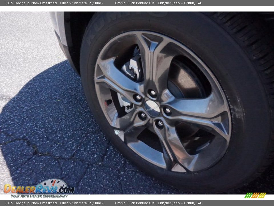 2015 Dodge Journey Crossroad Billet Silver Metallic / Black Photo #12