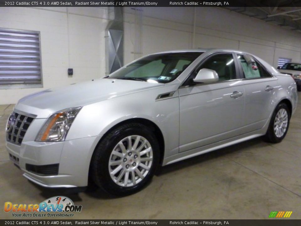 2012 Cadillac CTS 4 3.0 AWD Sedan Radiant Silver Metallic / Light Titanium/Ebony Photo #1