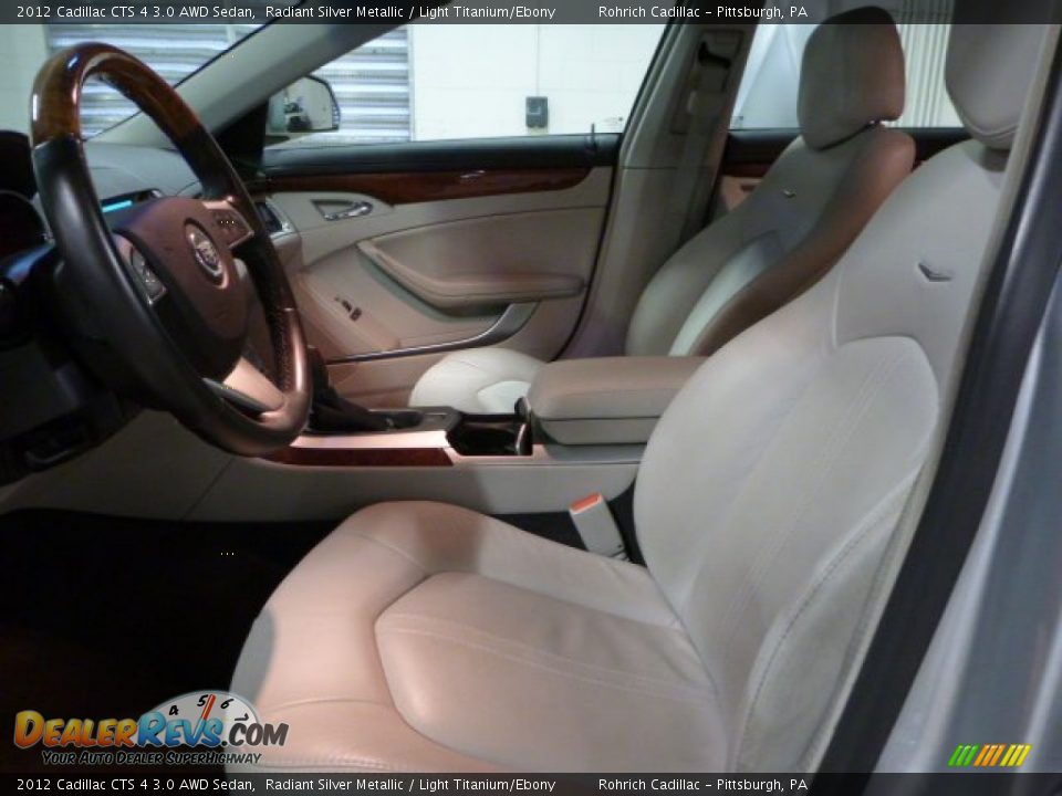 2012 Cadillac CTS 4 3.0 AWD Sedan Radiant Silver Metallic / Light Titanium/Ebony Photo #5