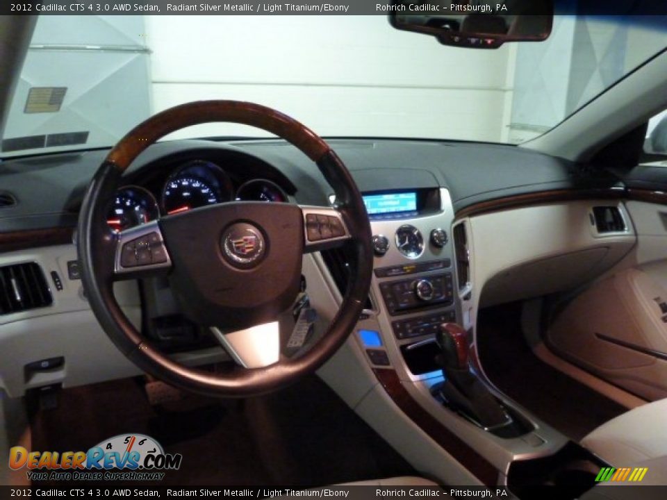 2012 Cadillac CTS 4 3.0 AWD Sedan Radiant Silver Metallic / Light Titanium/Ebony Photo #7