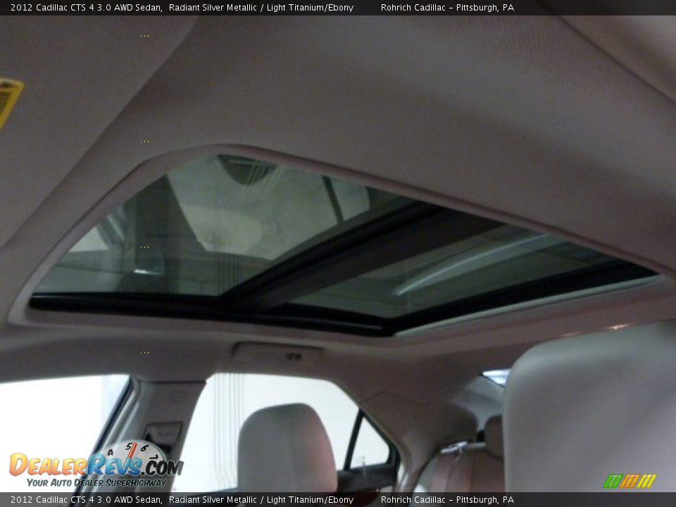 2012 Cadillac CTS 4 3.0 AWD Sedan Radiant Silver Metallic / Light Titanium/Ebony Photo #8