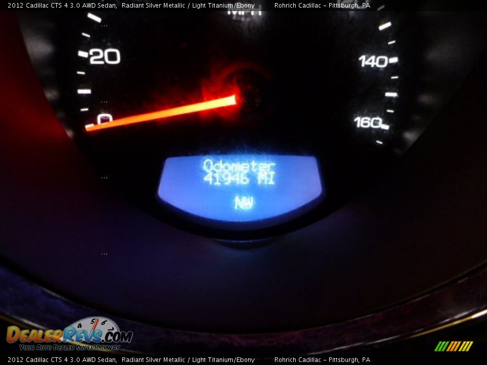 2012 Cadillac CTS 4 3.0 AWD Sedan Radiant Silver Metallic / Light Titanium/Ebony Photo #9