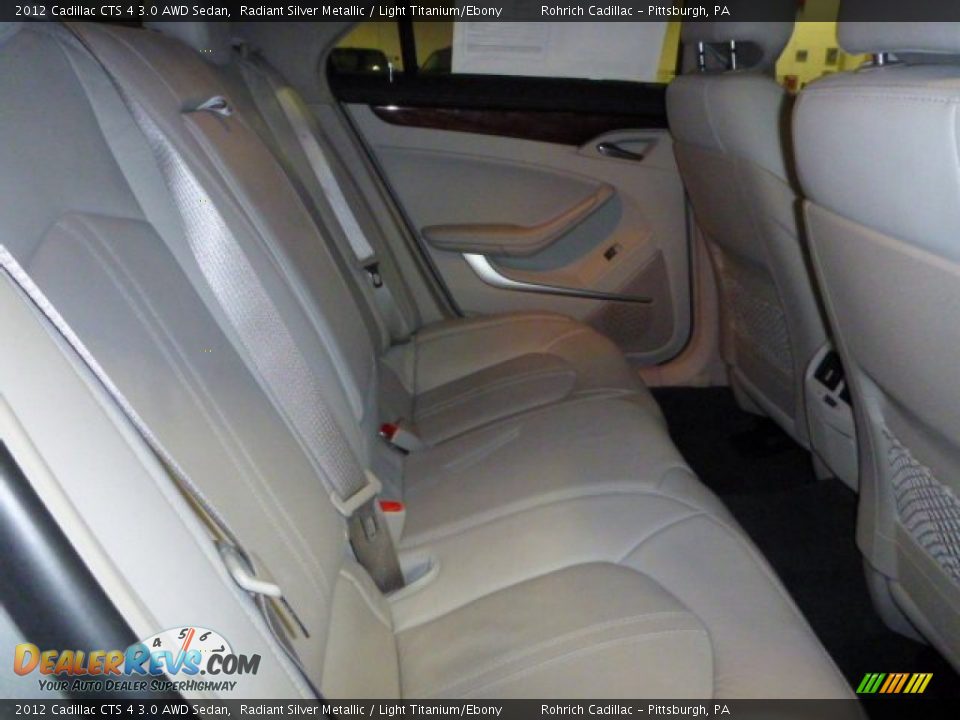 2012 Cadillac CTS 4 3.0 AWD Sedan Radiant Silver Metallic / Light Titanium/Ebony Photo #13