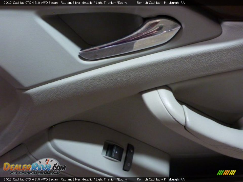 2012 Cadillac CTS 4 3.0 AWD Sedan Radiant Silver Metallic / Light Titanium/Ebony Photo #14