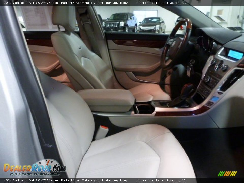2012 Cadillac CTS 4 3.0 AWD Sedan Radiant Silver Metallic / Light Titanium/Ebony Photo #16