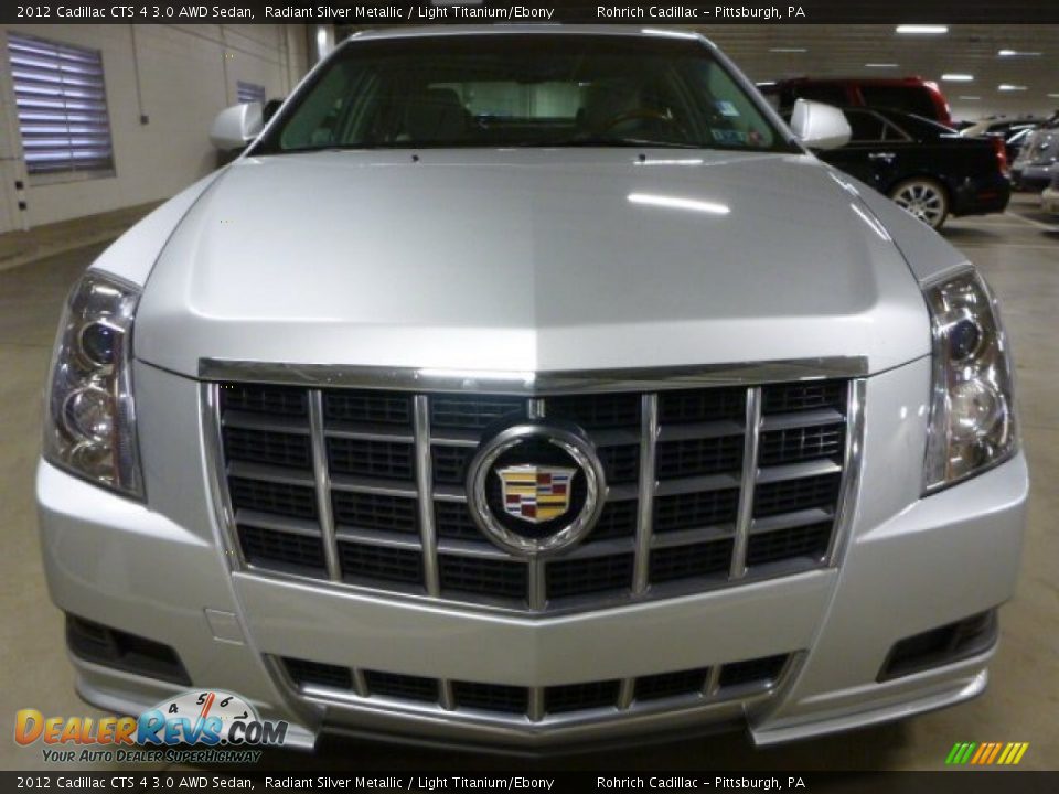 2012 Cadillac CTS 4 3.0 AWD Sedan Radiant Silver Metallic / Light Titanium/Ebony Photo #17