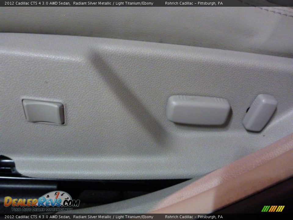 2012 Cadillac CTS 4 3.0 AWD Sedan Radiant Silver Metallic / Light Titanium/Ebony Photo #20