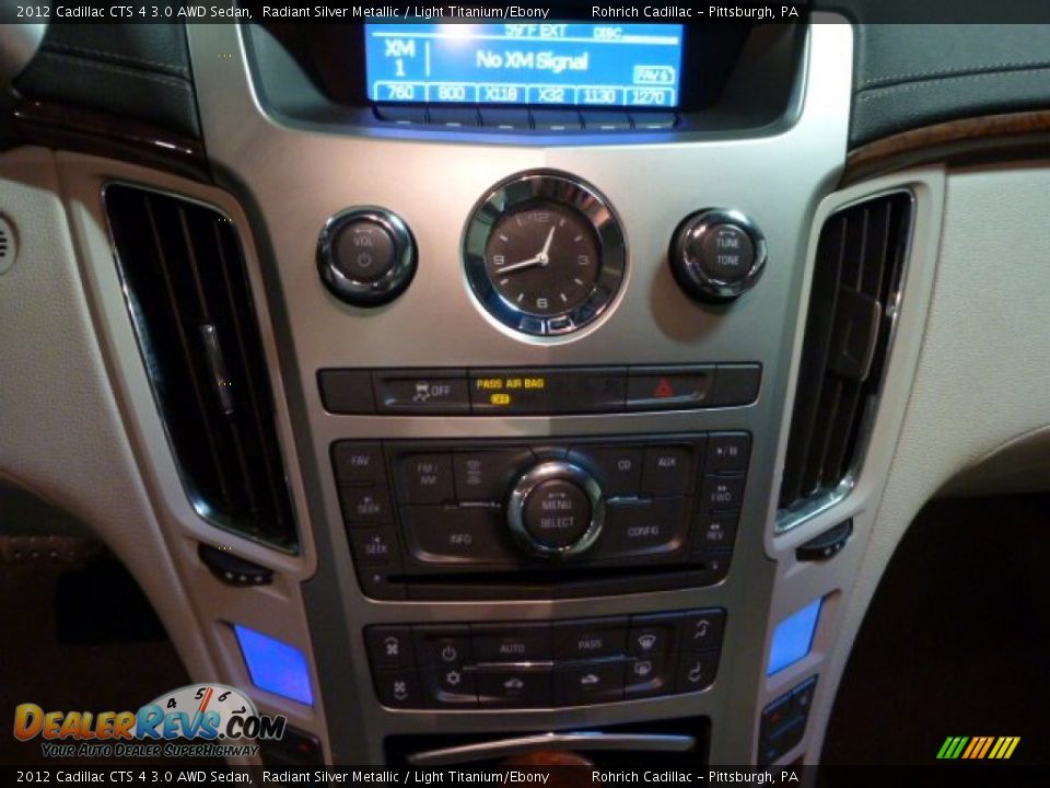 2012 Cadillac CTS 4 3.0 AWD Sedan Radiant Silver Metallic / Light Titanium/Ebony Photo #23