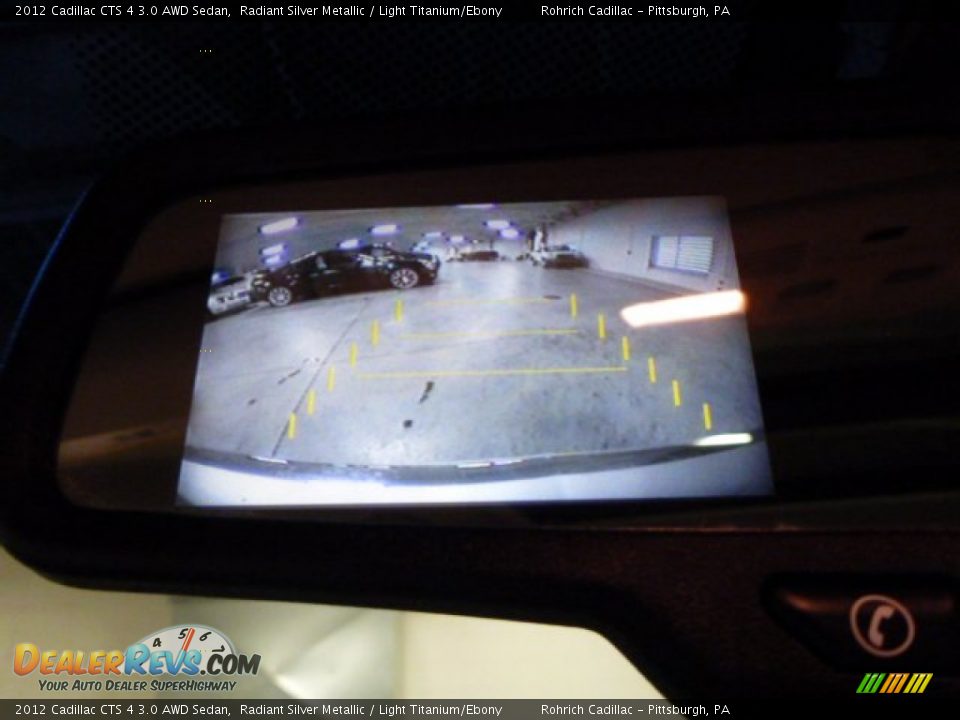 2012 Cadillac CTS 4 3.0 AWD Sedan Radiant Silver Metallic / Light Titanium/Ebony Photo #24