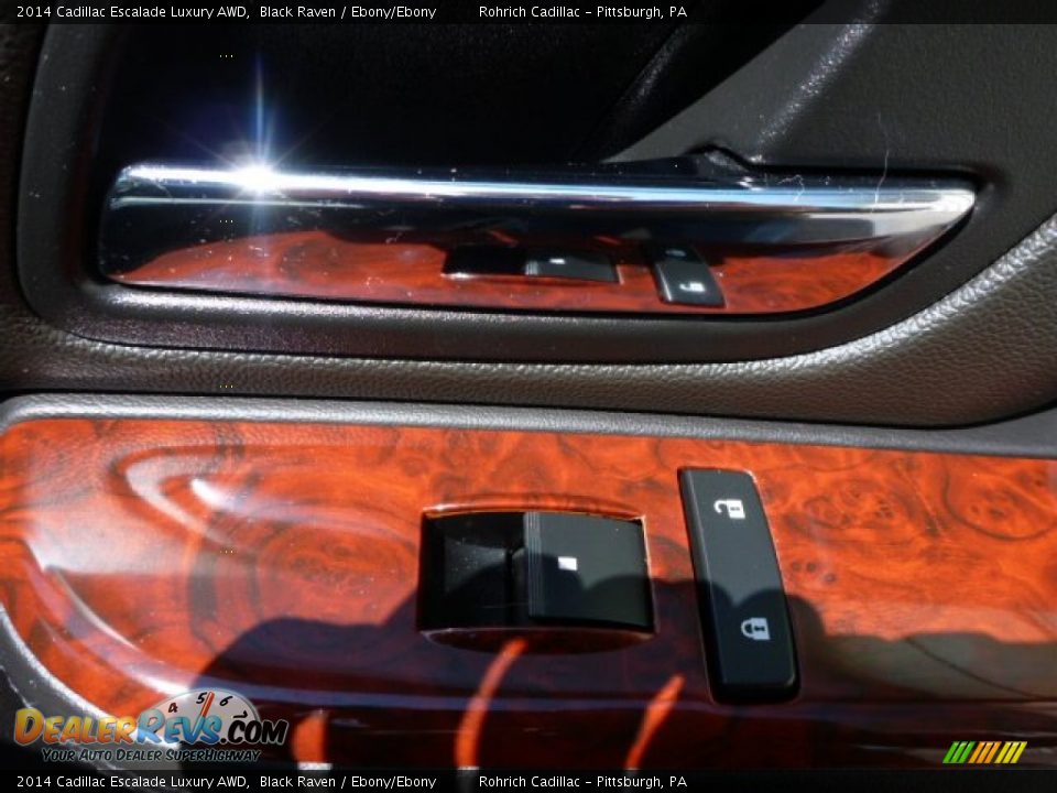 2014 Cadillac Escalade Luxury AWD Black Raven / Ebony/Ebony Photo #15