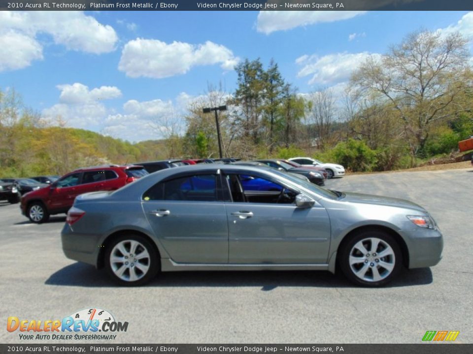 2010 Acura RL Technology Platinum Frost Metallic / Ebony Photo #2
