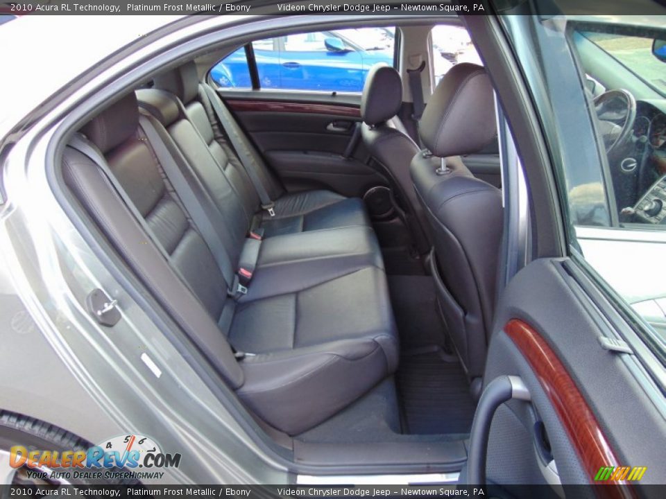 2010 Acura RL Technology Platinum Frost Metallic / Ebony Photo #20