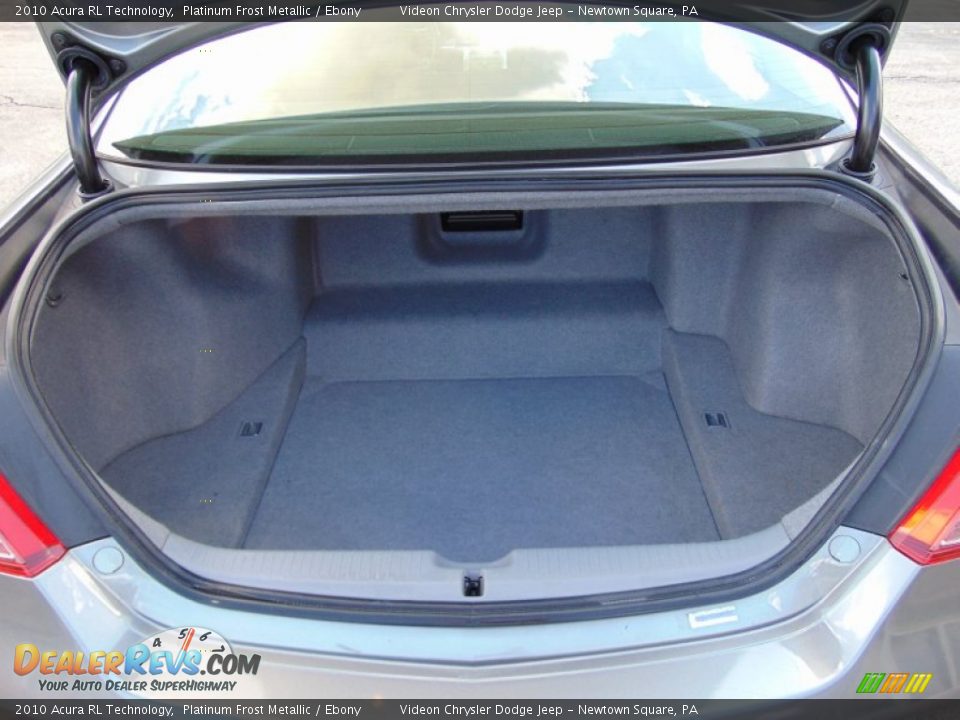 2010 Acura RL Technology Platinum Frost Metallic / Ebony Photo #22