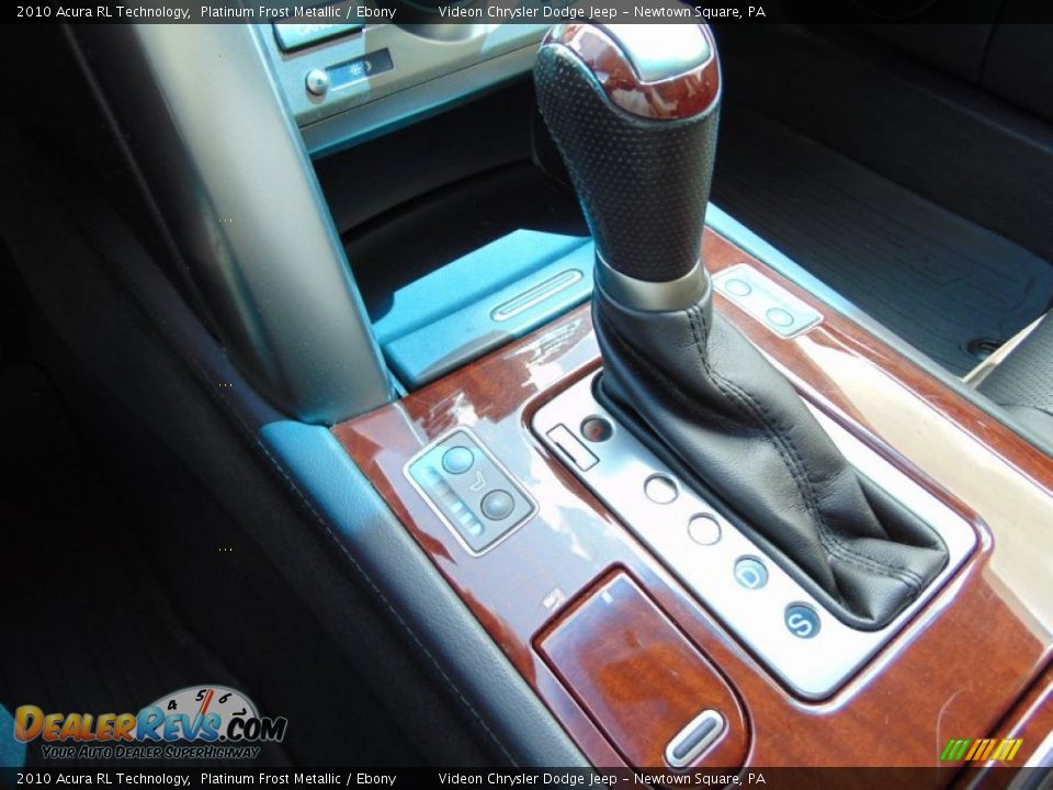 2010 Acura RL Technology Platinum Frost Metallic / Ebony Photo #27