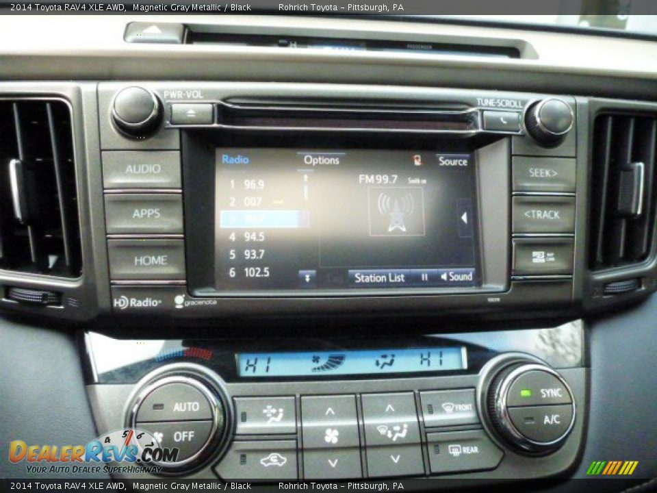 2014 Toyota RAV4 XLE AWD Magnetic Gray Metallic / Black Photo #24