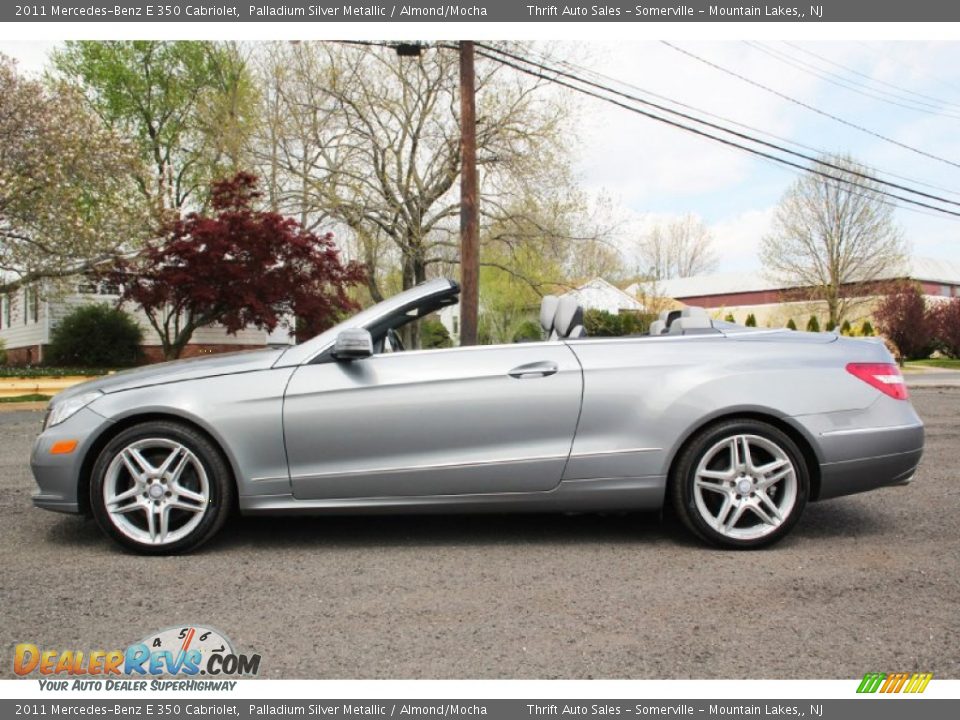 2011 Mercedes-Benz E 350 Cabriolet Palladium Silver Metallic / Almond/Mocha Photo #3