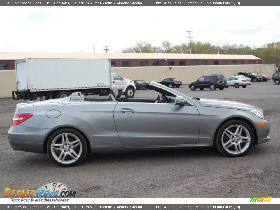 2011 Mercedes-Benz E 350 Cabriolet Palladium Silver Metallic / Almond/Mocha Photo #6