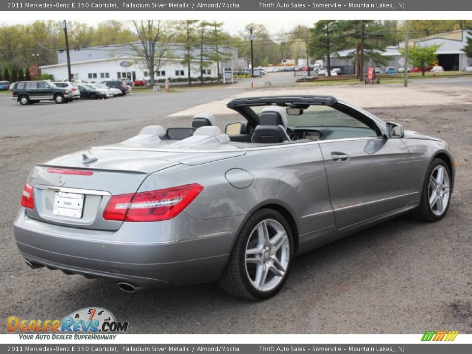 2011 Mercedes-Benz E 350 Cabriolet Palladium Silver Metallic / Almond/Mocha Photo #7