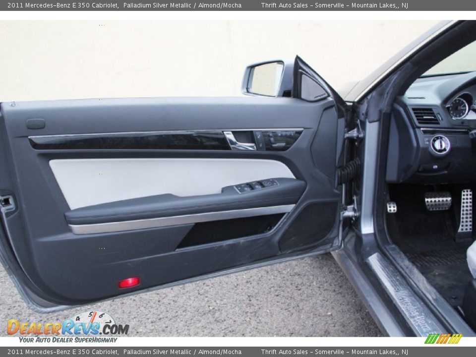 2011 Mercedes-Benz E 350 Cabriolet Palladium Silver Metallic / Almond/Mocha Photo #10