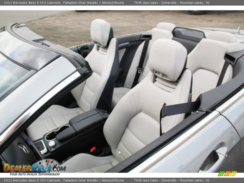 2011 Mercedes-Benz E 350 Cabriolet Palladium Silver Metallic / Almond/Mocha Photo #12