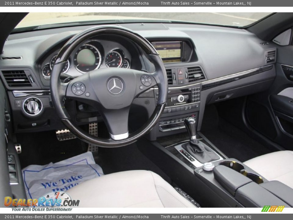2011 Mercedes-Benz E 350 Cabriolet Palladium Silver Metallic / Almond/Mocha Photo #14