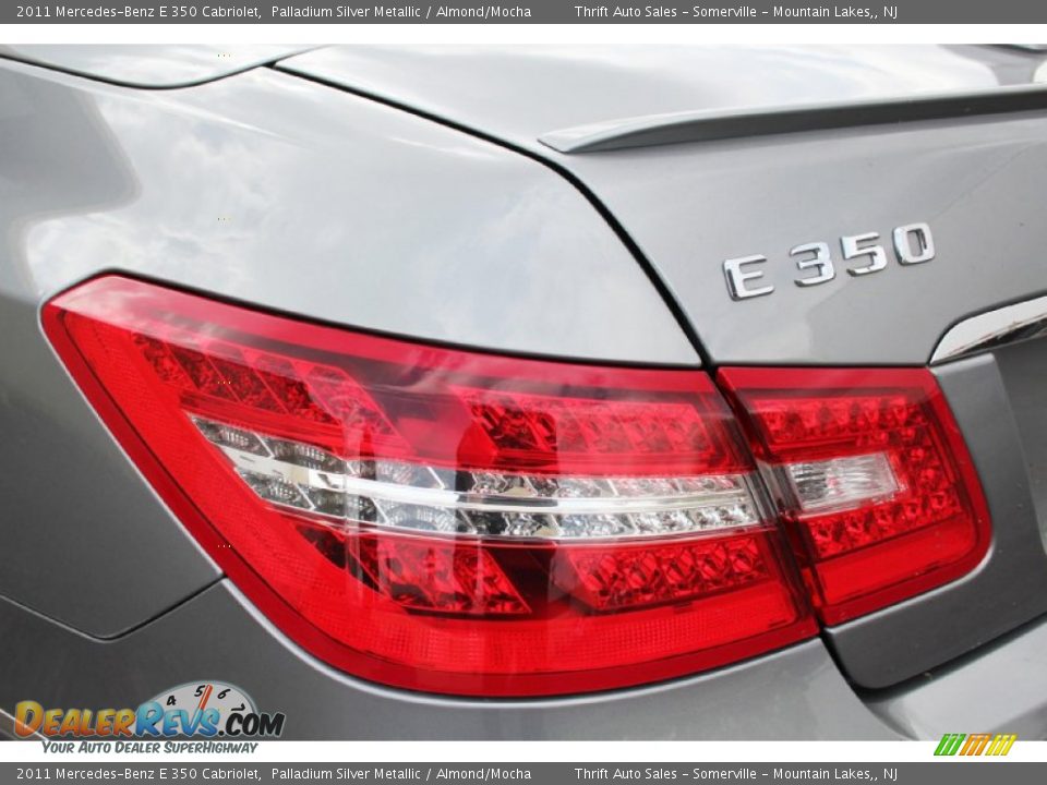 2011 Mercedes-Benz E 350 Cabriolet Palladium Silver Metallic / Almond/Mocha Photo #15