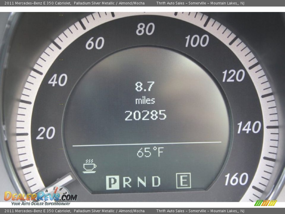 2011 Mercedes-Benz E 350 Cabriolet Palladium Silver Metallic / Almond/Mocha Photo #22