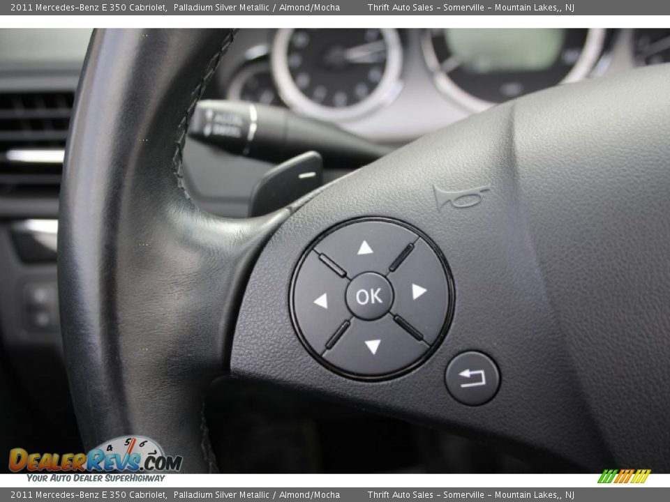 2011 Mercedes-Benz E 350 Cabriolet Palladium Silver Metallic / Almond/Mocha Photo #23