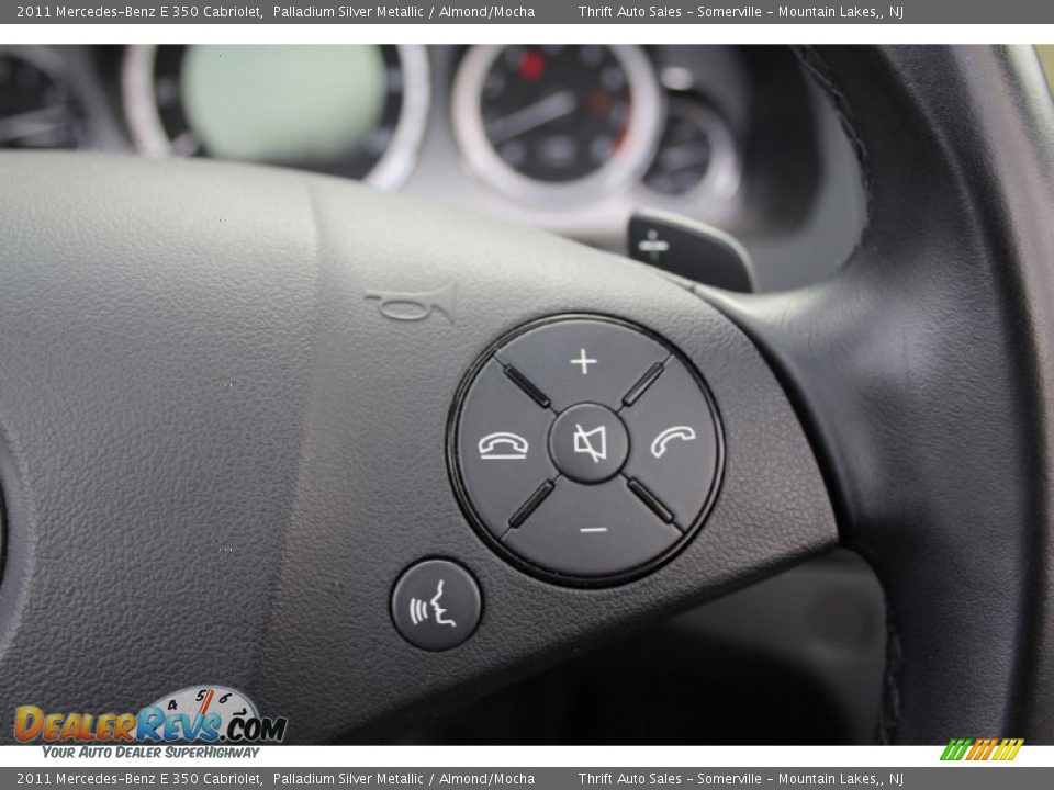 2011 Mercedes-Benz E 350 Cabriolet Palladium Silver Metallic / Almond/Mocha Photo #24