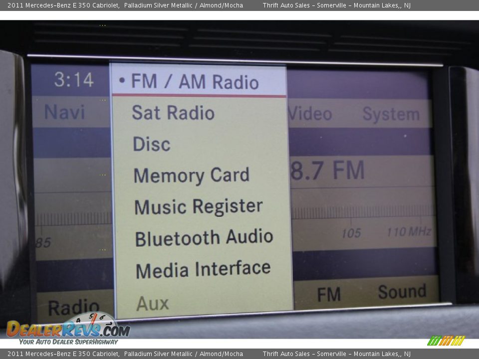 2011 Mercedes-Benz E 350 Cabriolet Palladium Silver Metallic / Almond/Mocha Photo #27