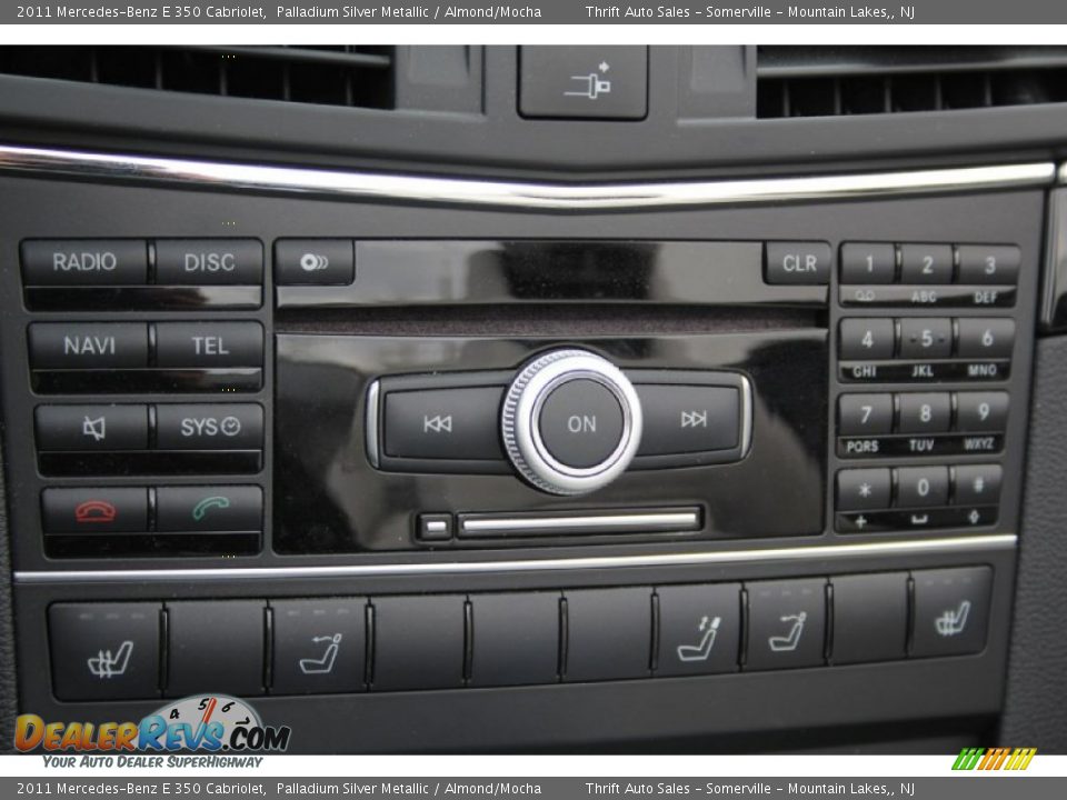 2011 Mercedes-Benz E 350 Cabriolet Palladium Silver Metallic / Almond/Mocha Photo #28