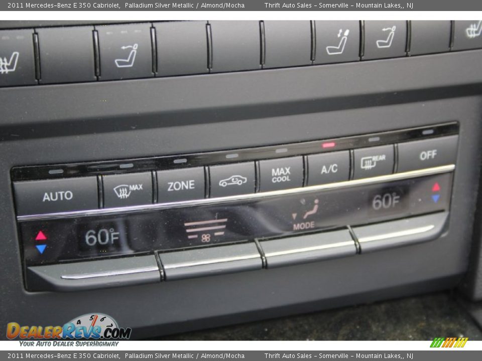 2011 Mercedes-Benz E 350 Cabriolet Palladium Silver Metallic / Almond/Mocha Photo #29