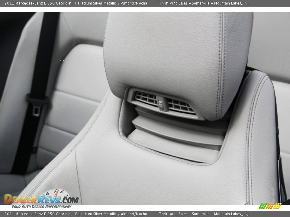 2011 Mercedes-Benz E 350 Cabriolet Palladium Silver Metallic / Almond/Mocha Photo #35