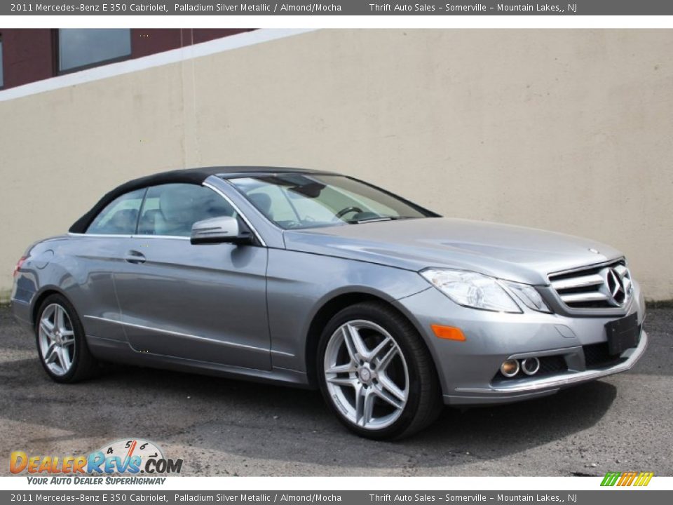 2011 Mercedes-Benz E 350 Cabriolet Palladium Silver Metallic / Almond/Mocha Photo #36