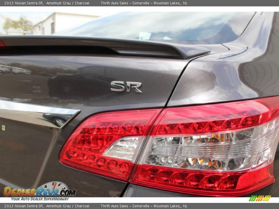 2013 Nissan Sentra SR Amethyst Gray / Charcoal Photo #10