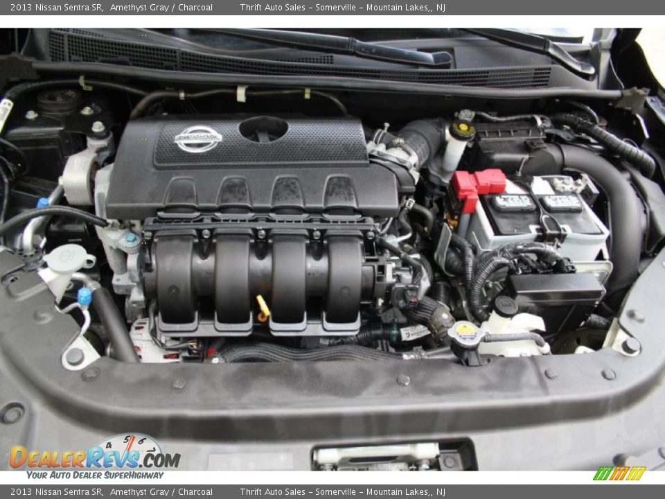 2013 Nissan Sentra SR Amethyst Gray / Charcoal Photo #30