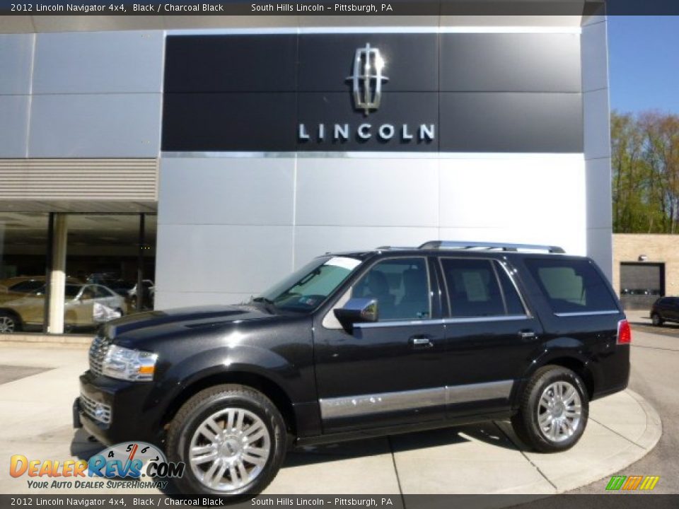 2012 Lincoln Navigator 4x4 Black / Charcoal Black Photo #1