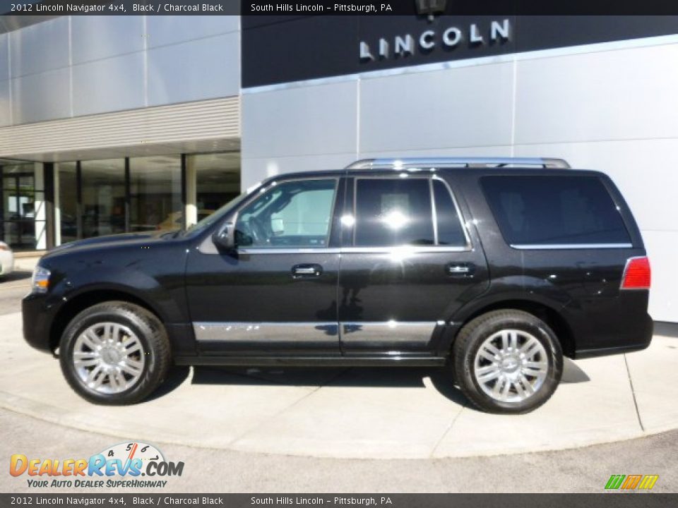 2012 Lincoln Navigator 4x4 Black / Charcoal Black Photo #2