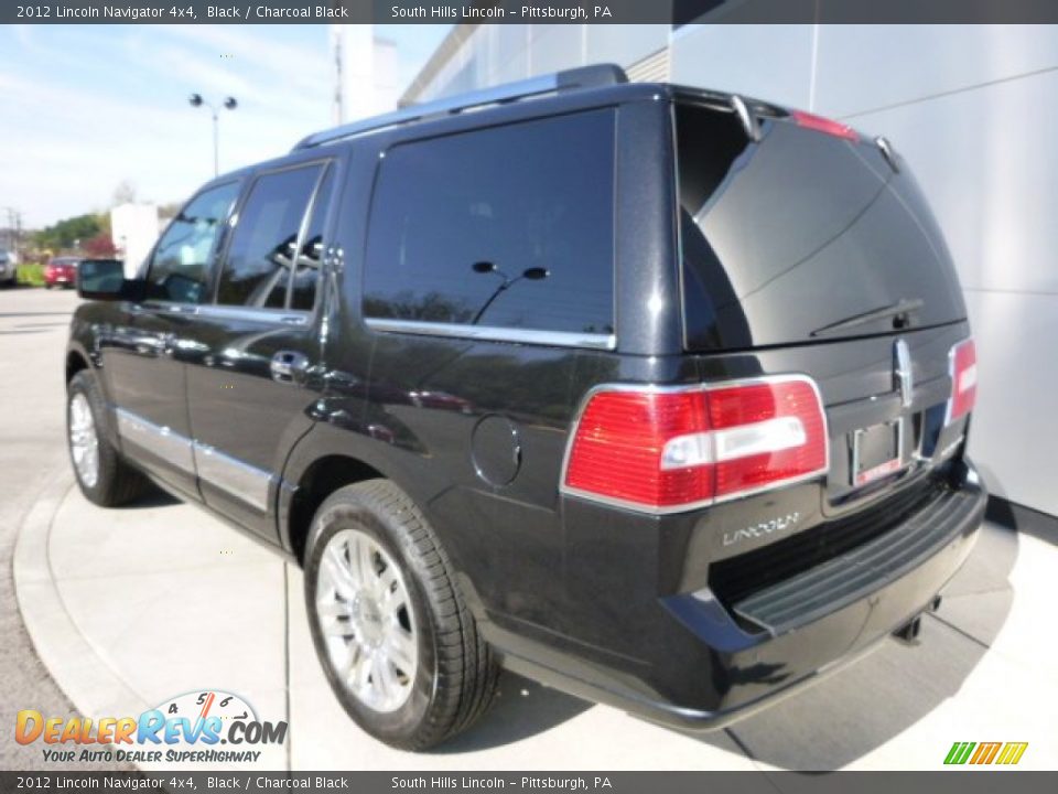 2012 Lincoln Navigator 4x4 Black / Charcoal Black Photo #3