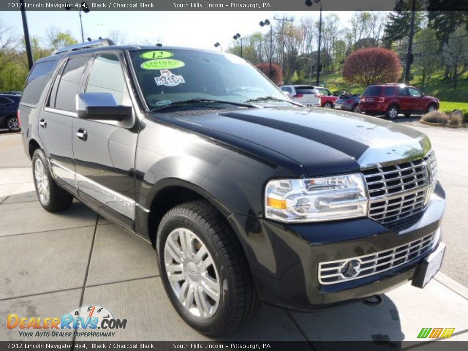 2012 Lincoln Navigator 4x4 Black / Charcoal Black Photo #8
