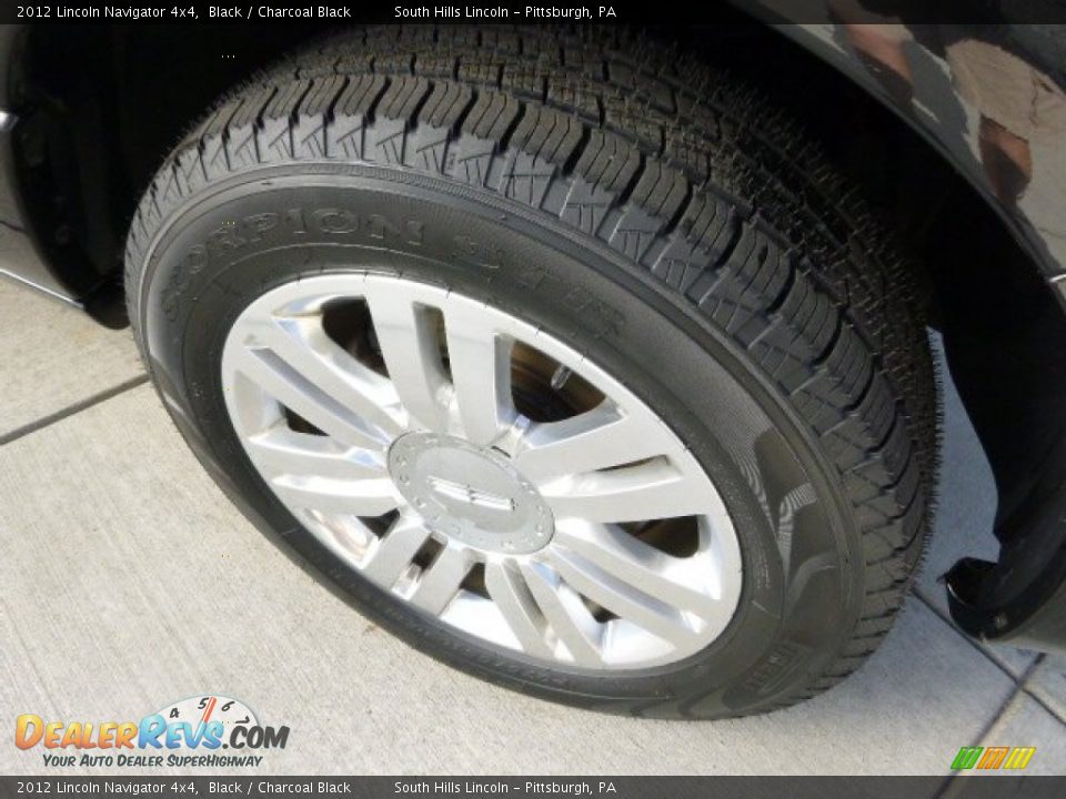 2012 Lincoln Navigator 4x4 Black / Charcoal Black Photo #10