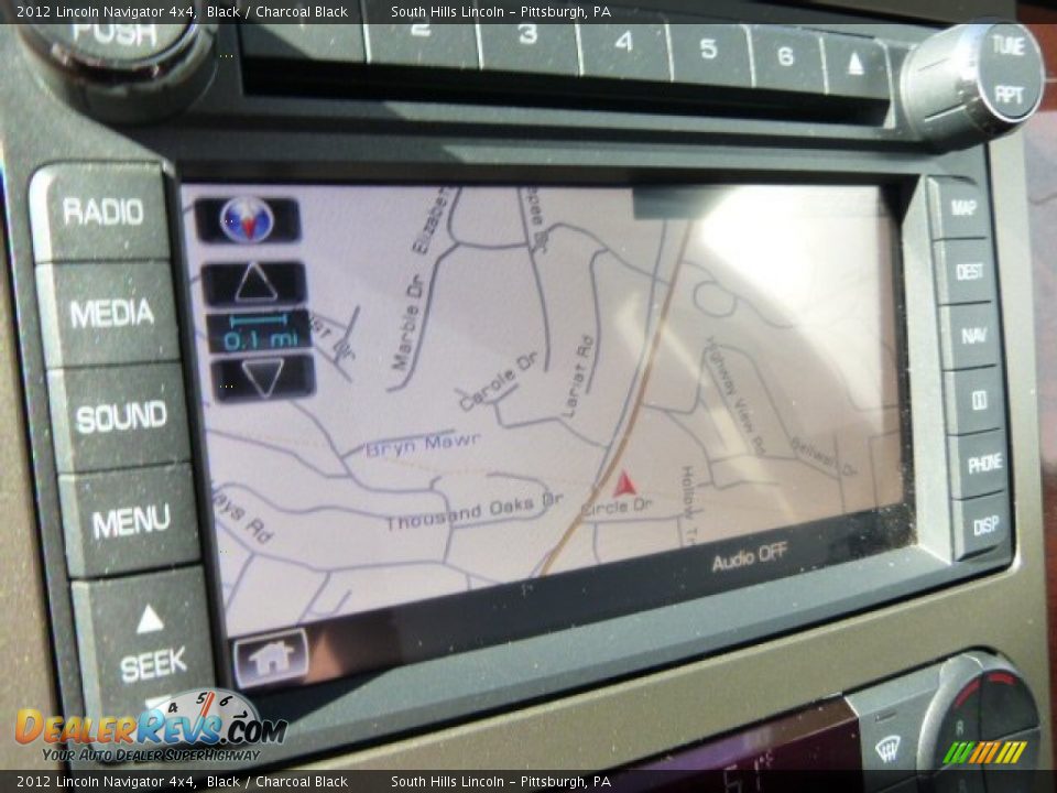2012 Lincoln Navigator 4x4 Black / Charcoal Black Photo #21