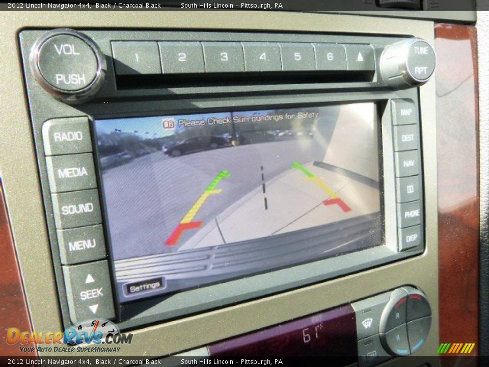 2012 Lincoln Navigator 4x4 Black / Charcoal Black Photo #25