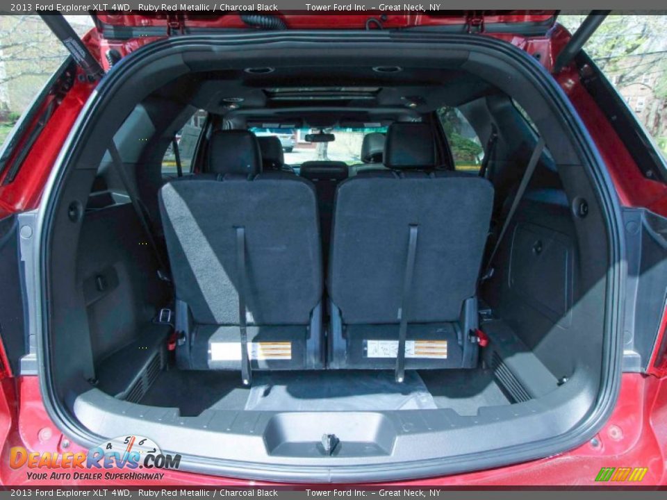 2013 Ford Explorer XLT 4WD Ruby Red Metallic / Charcoal Black Photo #6
