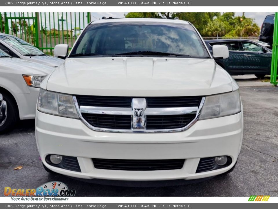 2009 Dodge Journey R/T Stone White / Pastel Pebble Beige Photo #2