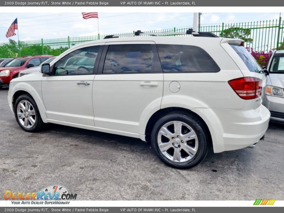 2009 Dodge Journey R/T Stone White / Pastel Pebble Beige Photo #7