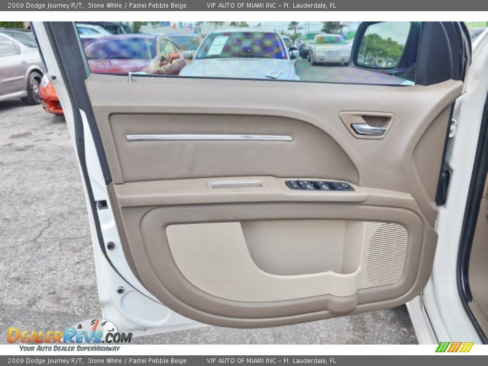 2009 Dodge Journey R/T Stone White / Pastel Pebble Beige Photo #11